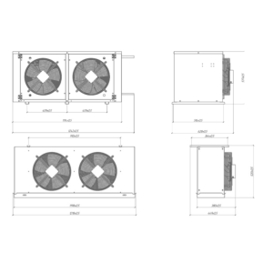 Сплит-система холодильная низкотемпературная Intercold LCM 447 FT (опция -10° С) - Изображение 4