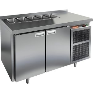 Стол холодильный для салатов HiCold SL1-11SN (1/3) без крышки