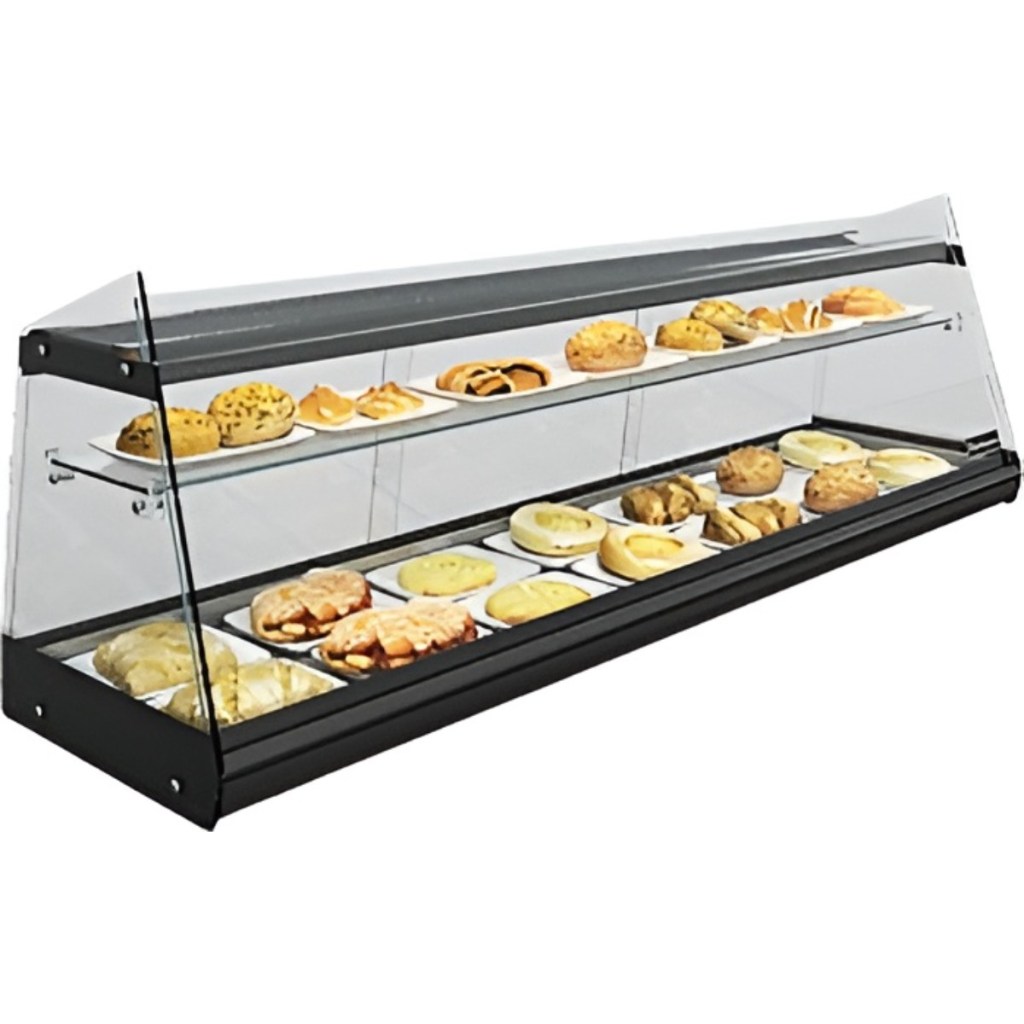 Витрина нейтральная (неохлаждаемая) настольная Carboma AC38 N 1,0-11