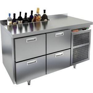 Стол холодильный барный HiCold GN 22 HT V