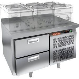 Стол морозильный HiCold GN 2/BT LT под тепловое оборудование