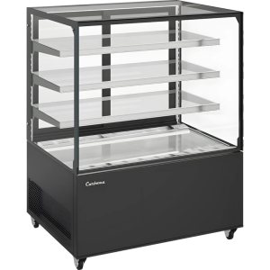 Витрина кондитерская Carboma KC71-130 N 1,2-1 (9005) нейтральная