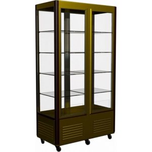 Витрина кондитерская Carboma D4 VM 800-1 (R800C Carboma) (цвет по схеме) 4 дверцы, полки‑решётки