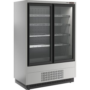 Горка холодильная Carboma FC20-07 VL 1,0-1 0300 STANDARD фронт X5L (версия 2.0) (9006-9005)