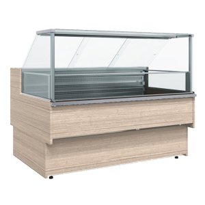 Витрина холодильная Carboma GC110 VV 2,5-1 (ВХСр-2,5 Carboma CG 110 (динамика)) (1006 дуб)