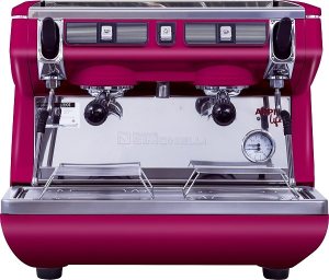 Кофемашина Nuova Simonelli Appia Life Compact 2 Gr S красная, высокая группа - Изображение 2